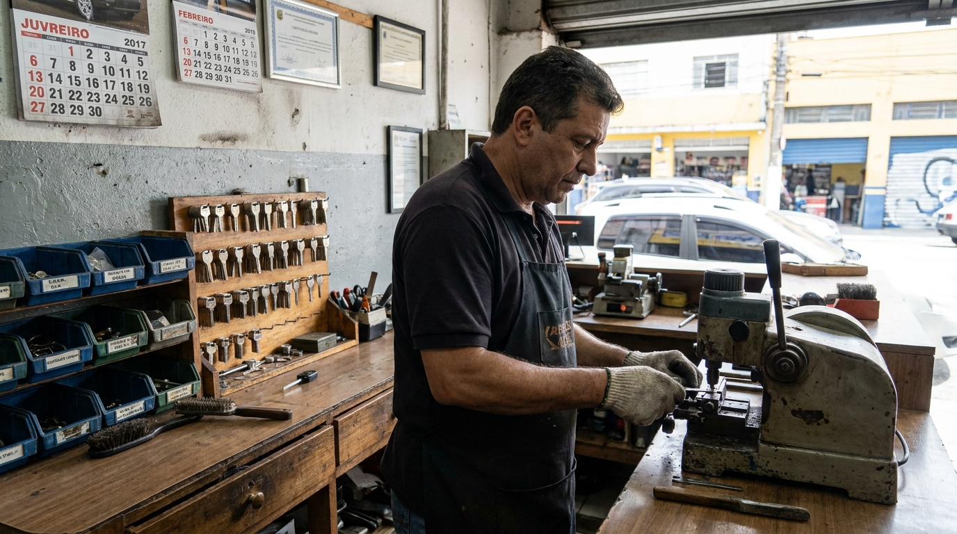 Confecção de Chave Automotiva perto de mim em São José dos Campos‑SP