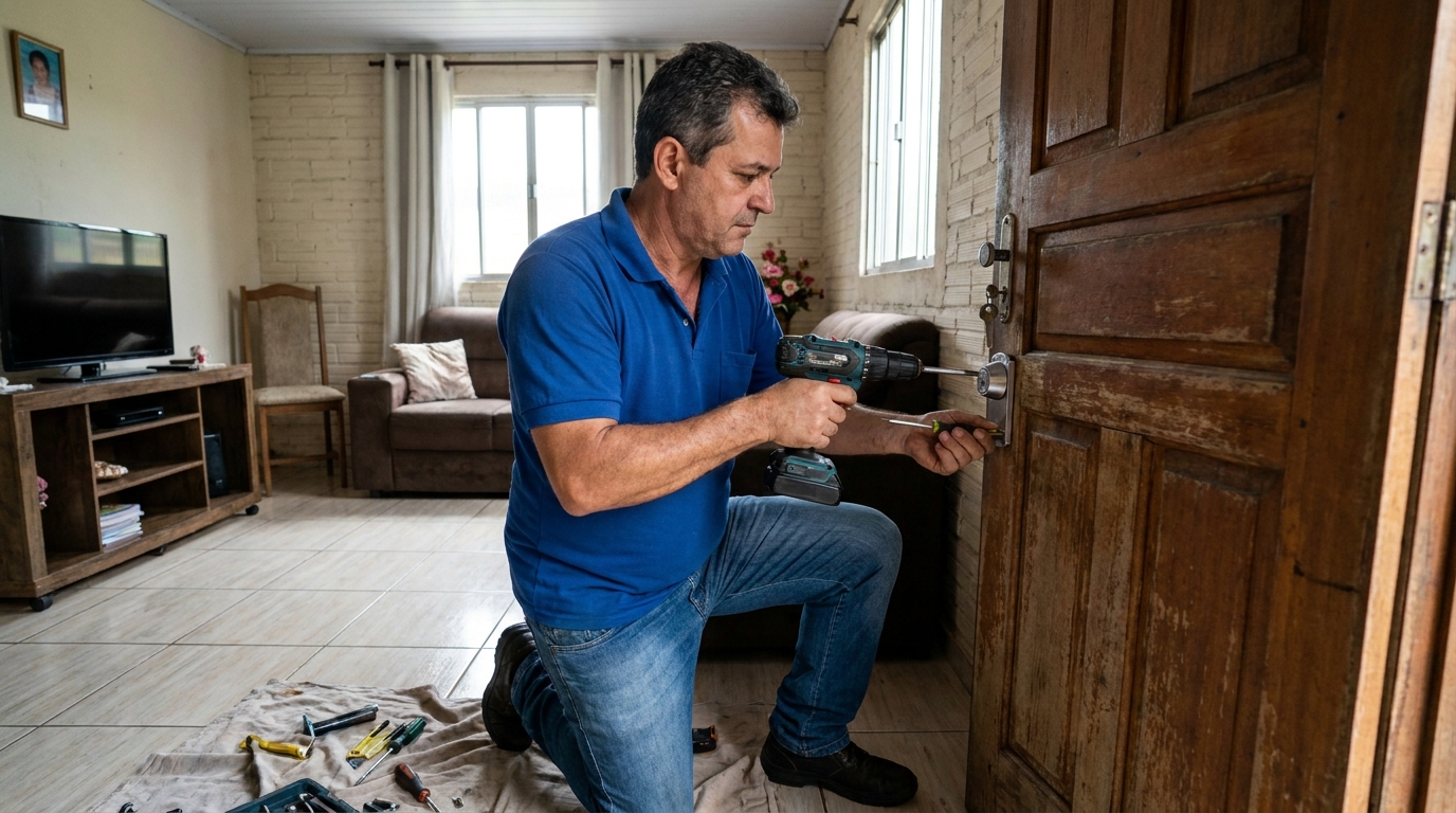 Serviço de Instalação de Fechadura Residencial em São José dos Campos‑SP